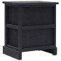 vidaXL Mesitas de noche 2 unidades madera Paulownia negro 38x28x45 cm vidaXL Mesitas de noche 2 unidades madera Paulownia negro 38x28x45 cm