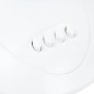 vidaXL Ventilador de sobremesa 3 velocidades blanco 30 cm 40 W vidaXL Ventilador de sobremesa 3 velocidades blanco 30 cm 40 W