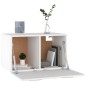 vidaXL Armario de pared madera contrachapada blanco 60x36,5x35 cm vidaXL Armario de pared madera contrachapada blanco 60x36,5x35 cm