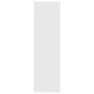 vidaXL Estantería madera contrachapada blanco brillo 80x30x103 cm vidaXL Estantería madera contrachapada blanco brillo 80x30x103 cm