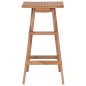 vidaXL Taburetes plegables de cocina 2 unidades madera de teca maciza vidaXL Taburetes plegables de cocina 2 unidades madera de teca maciza