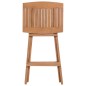 vidaXL Taburetes plegables de cocina 2 unidades madera de teca maciza vidaXL Taburetes plegables de cocina 2 unidades madera de teca maciza