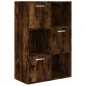 vidaXL Mueble de almacenaje roble ahumado 60x29,5x90 cm vidaXL Mueble de almacenaje roble ahumado 60x29,5x90 cm