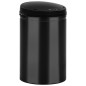 vidaXL Cubo de basura con sensor automático 30L acero al carbono negro vidaXL Cubo de basura con sensor automático 30L acero al carbono negro