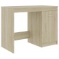 vidaXL Escritorio madera contrachapada color roble Sonoma 100x50x76 cm vidaXL Escritorio madera contrachapada color roble Sonoma 100x50x76 cm