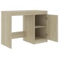 vidaXL Escritorio madera contrachapada color roble Sonoma 100x50x76 cm vidaXL Escritorio madera contrachapada color roble Sonoma 100x50x76 cm