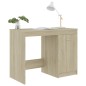 vidaXL Escritorio madera contrachapada color roble Sonoma 100x50x76 cm vidaXL Escritorio madera contrachapada color roble Sonoma 100x50x76 cm