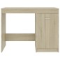 vidaXL Escritorio madera contrachapada color roble Sonoma 100x50x76 cm vidaXL Escritorio madera contrachapada color roble Sonoma 100x50x76 cm