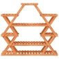 vidaXL Soporte para flores de madera maciza abeto 110x25x105 cm vidaXL Soporte para flores de madera maciza abeto 110x25x105 cm