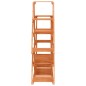 vidaXL Soporte para flores de madera maciza abeto 110x25x105 cm vidaXL Soporte para flores de madera maciza abeto 110x25x105 cm