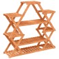 vidaXL Soporte para flores de madera maciza abeto 110x25x105 cm vidaXL Soporte para flores de madera maciza abeto 110x25x105 cm