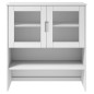 vidaXL Aparador superior MOLDE madera maciza pino blanco 90x35x100 cm vidaXL Aparador superior MOLDE madera maciza pino blanco 90x35x100 cm
