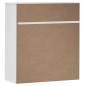 vidaXL Aparador superior MOLDE madera maciza pino blanco 90x35x100 cm vidaXL Aparador superior MOLDE madera maciza pino blanco 90x35x100 cm