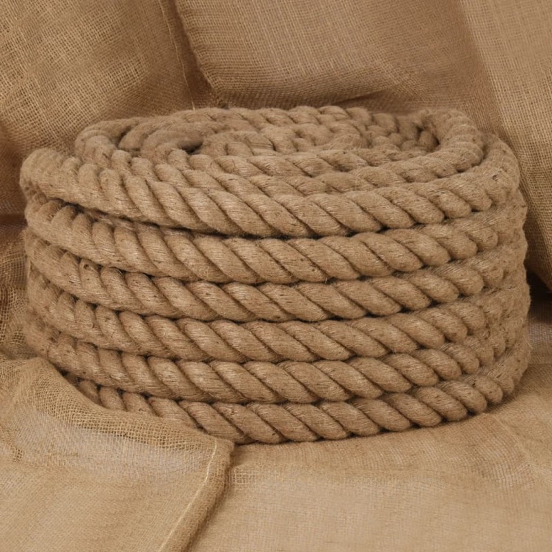 vidaXL Cuerda de yute 25 m de longitud y 36 mm de grosor vidaXL Cuerda de yute 25 m de longitud y 36 mm de grosor