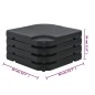 vidaXL Base de sombrilla postátil arena/agua 60 l vidaXL Base de sombrilla postátil arena/agua 60 l