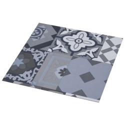 vidaXL Lama para suelo PVC autoadhesiva estampado colorido 5,11 m²