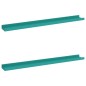 vidaXL Estantes de pared 2 unidades azul 80x9x3 cm vidaXL Estantes de pared 2 unidades azul 80x9x3 cm
