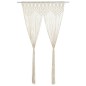 vidaXL Cortina de macramé algodón 140x240 cm vidaXL Cortina de macramé algodón 140x240 cm