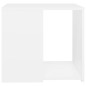 vidaXL Mesa auxiliar de madera contrachapada blanco 50x50x45 cm vidaXL Mesa auxiliar de madera contrachapada blanco 50x50x45 cm