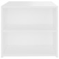 vidaXL Mesa auxiliar de madera contrachapada blanco 50x50x45 cm vidaXL Mesa auxiliar de madera contrachapada blanco 50x50x45 cm