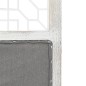 vidaXL Biombo divisor de 6 paneles de tela gris 210x165 cm vidaXL Biombo divisor de 6 paneles de tela gris 210x165 cm