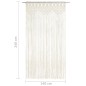 vidaXL Cortina de macramé algodón 140x240 cm vidaXL Cortina de macramé algodón 140x240 cm