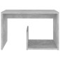 vidaXL Mesa auxiliar de madera contrachapada gris hormigón 59x36x38 cm vidaXL Mesa auxiliar de madera contrachapada gris hormigón 59x36x38 cm