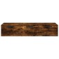 vidaXL Armario de pared madera contrachapada roble ahumado 102x30x20cm vidaXL Armario de pared madera contrachapada roble ahumado 102x30x20cm
