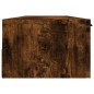 vidaXL Armario de pared madera contrachapada roble ahumado 102x30x20cm vidaXL Armario de pared madera contrachapada roble ahumado 102x30x20cm