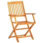 vidaXL Set comedor de jardín plegable 5 piezas madera maciza de acacia vidaXL Set comedor de jardín plegable 5 piezas madera maciza de acacia