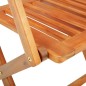 vidaXL Set comedor de jardín plegable 5 piezas madera maciza de acacia vidaXL Set comedor de jardín plegable 5 piezas madera maciza de acacia