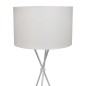 vidaXL Lámpara de pie con pantalla y soporte blanco vidaXL Lámpara de pie con pantalla y soporte blanco