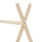vidaXL Estructura de cama infantil de madera maciza de pino 70x140 cm vidaXL Estructura de cama infantil de madera maciza de pino 70x140 cm
