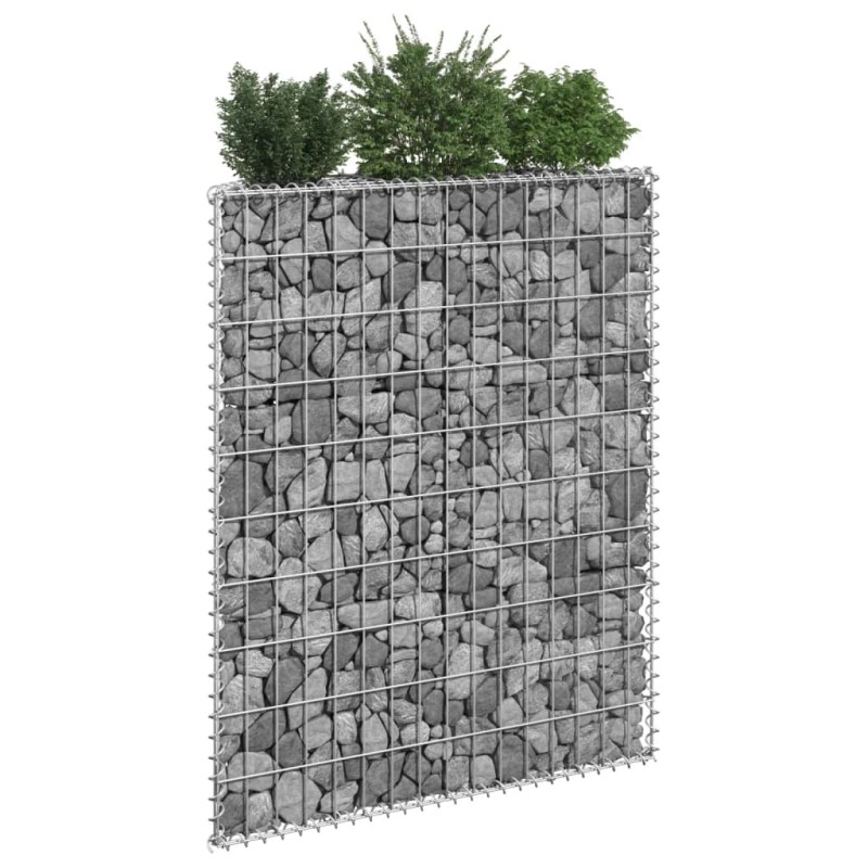 vidaXL Arriate de gaviones de trapecio acero galvanizado 80x20x100 cm vidaXL Arriate de gaviones de trapecio acero galvanizado 80x20x100 cm