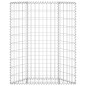 vidaXL Arriate de gaviones de trapecio acero galvanizado 80x20x100 cm vidaXL Arriate de gaviones de trapecio acero galvanizado 80x20x100 cm