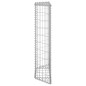 vidaXL Arriate de gaviones de trapecio acero galvanizado 80x20x100 cm vidaXL Arriate de gaviones de trapecio acero galvanizado 80x20x100 cm