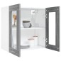 vidaXL Armario colgante madera contrachapada gris Sonoma 60x31x60 cm
