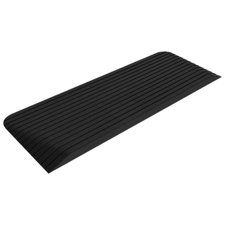 vidaXL Rampa de umbral goma 110x41x5 cm