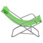 vidaXL Sillas mecedoras 2 unidades acero verde vidaXL Sillas mecedoras 2 unidades acero verde