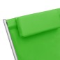 vidaXL Sillas mecedoras 2 unidades acero verde vidaXL Sillas mecedoras 2 unidades acero verde