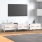 vidaXL Mueble de TV madera contrachapada blanco brillo 150x34,5x30 cm vidaXL Mueble de TV madera contrachapada blanco brillo 150x34,5x30 cm
