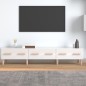 vidaXL Mueble de TV madera contrachapada blanco brillo 150x34,5x30 cm vidaXL Mueble de TV madera contrachapada blanco brillo 150x34,5x30 cm