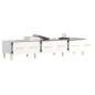 vidaXL Mueble de TV madera contrachapada blanco brillo 150x34,5x30 cm vidaXL Mueble de TV madera contrachapada blanco brillo 150x34,5x30 cm