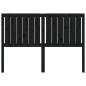 vidaXL Cabecero de cama madera maciza de pino negro 145,5x4x100 cm vidaXL Cabecero de cama madera maciza de pino negro 145,5x4x100 cm