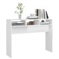 vidaXL Mesa consola madera de ingeniería blanco brillo 105x30x80 cm vidaXL Mesa consola madera de ingeniería blanco brillo 105x30x80 cm