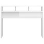 vidaXL Mesa consola madera de ingeniería blanco brillo 105x30x80 cm vidaXL Mesa consola madera de ingeniería blanco brillo 105x30x80 cm