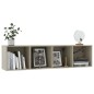 vidaXL Estantería/mueble de TV roble Sonoma 143x30x36 cm vidaXL Estantería/mueble de TV roble Sonoma 143x30x36 cm
