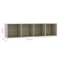 vidaXL Estantería/mueble de TV roble Sonoma 143x30x36 cm vidaXL Estantería/mueble de TV roble Sonoma 143x30x36 cm