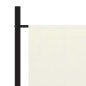 vidaXL Biombo divisor de 1 panel blanco crema175x180 cm vidaXL Biombo divisor de 1 panel blanco crema175x180 cm