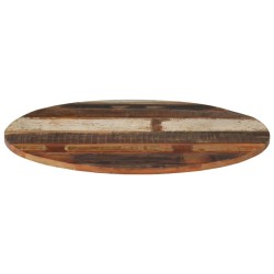 vidaXL Tablero de mesa redonda madera reciclada maciza 70 cm 15-16 mm